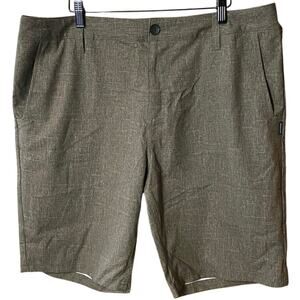 Oakley Olive green Flat Front Shorts Casual Style 36 resort gorpcore outdoors